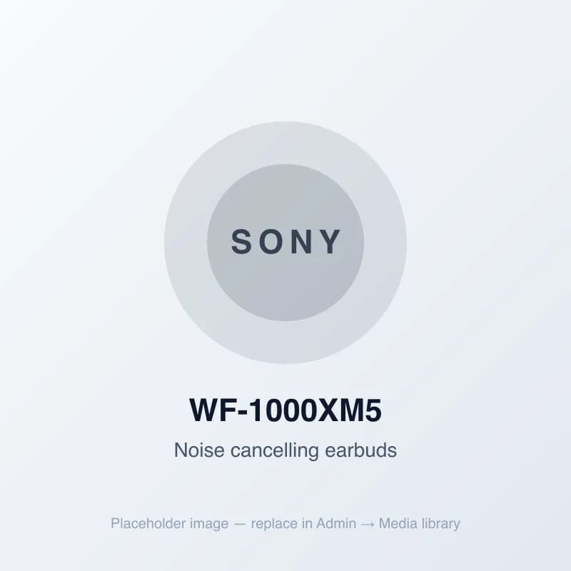 Sony WF-1000XM5 Truly Wireless Noise Cancelling Earbuds