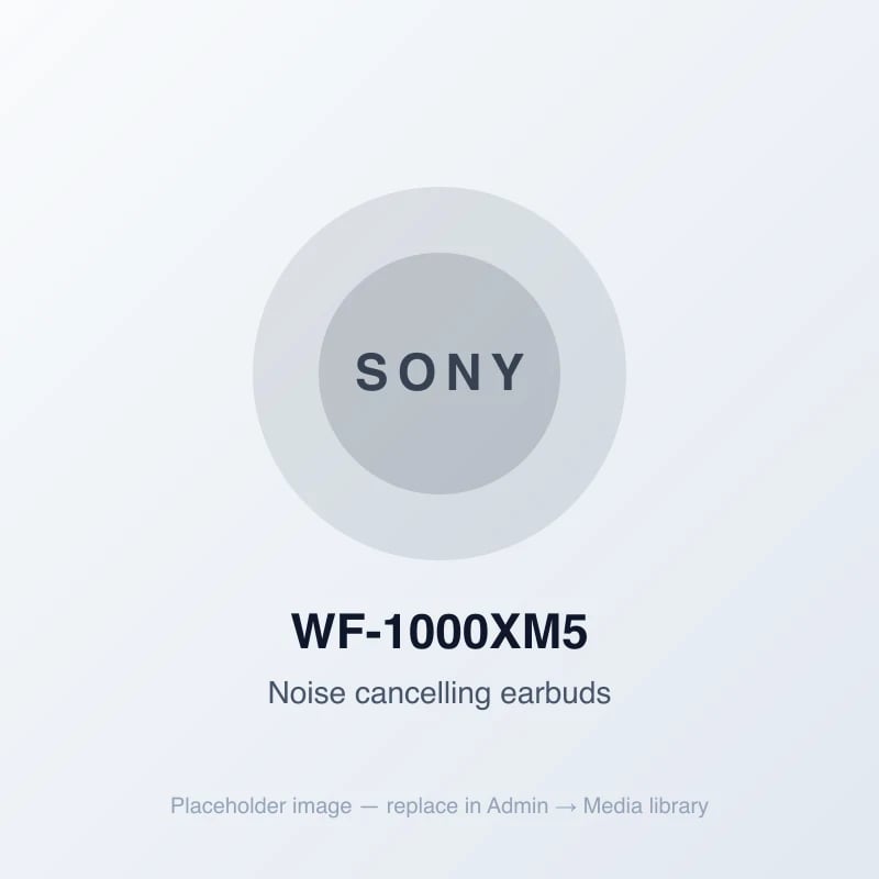 Sony WF-1000XM5 Truly Wireless Noise Cancelling Earbuds